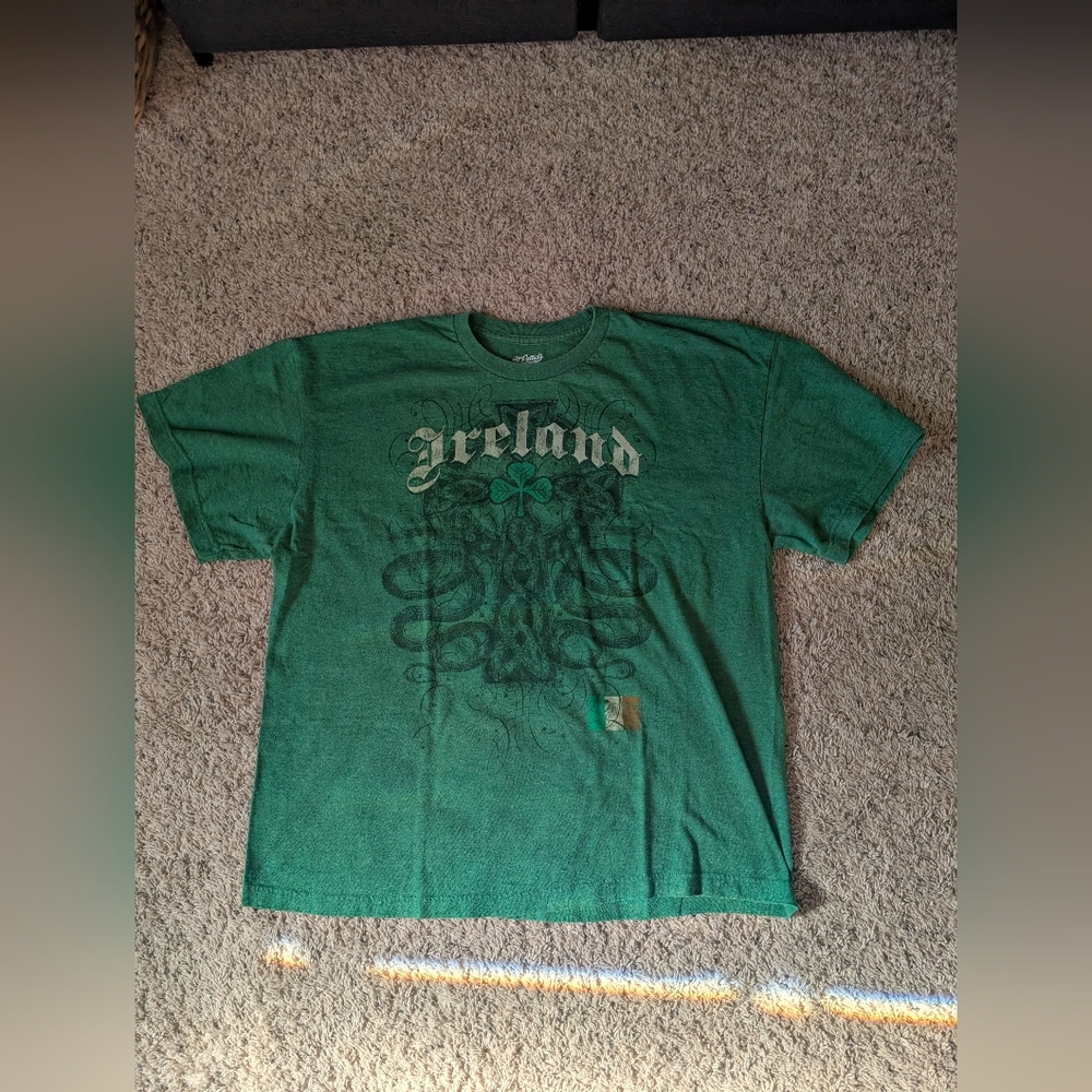 Vintage St Patrick's Ireland Green Tee - Mens XL